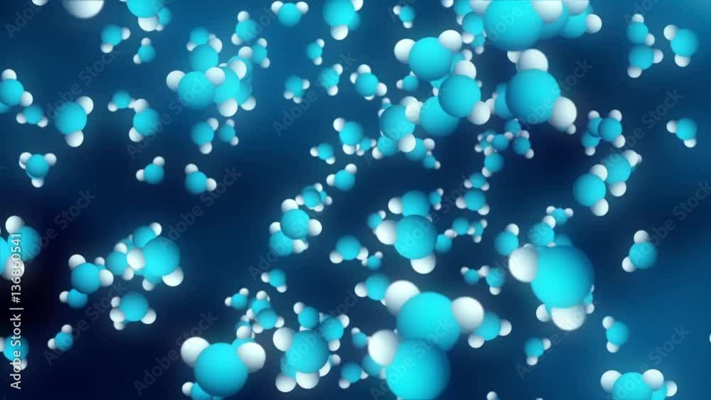 Chaotic Brownian Motion of Molecules of Water Chaotic Brownian Motion of Molecules of Water