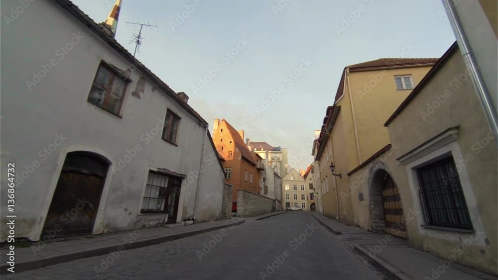 Old Tallinn. Architecture, old houses, streets and neighborhoods. Estonia. Old Tallinn. Architecture, old houses, streets and neighborhoods. Estonia.