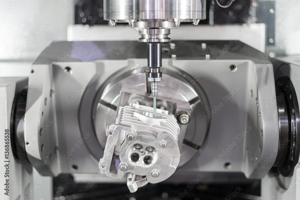 High precision CNC machining center 5 axis working, operator mac High precision CNC machining center 5 axis working, operator mac