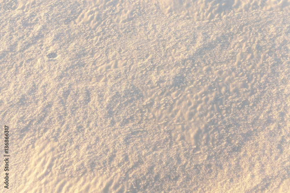 Photo snow, close-up Photo snow, close-up