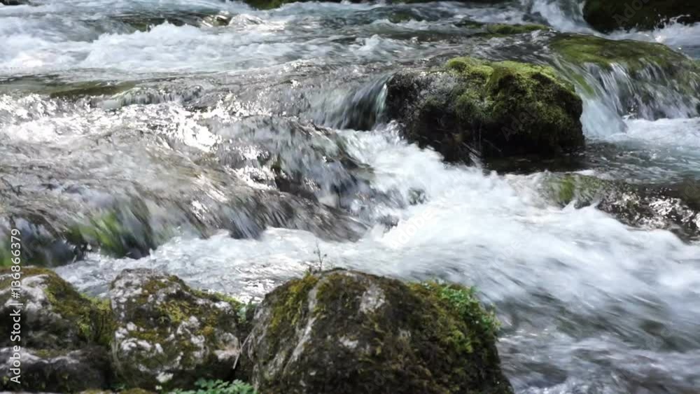 Wild river in Golling, austria, slow motion Wild river in Golling, austria, slow motion