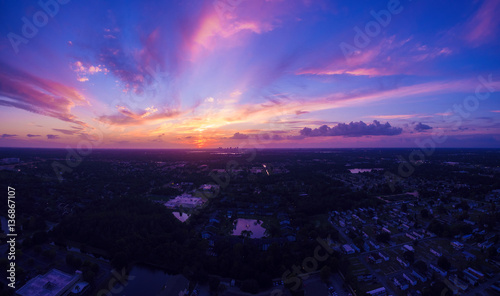 Beautiful Sunset in Orlando Florida © JavierArtPhotography