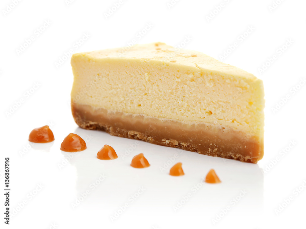 Slice of cheesecake 