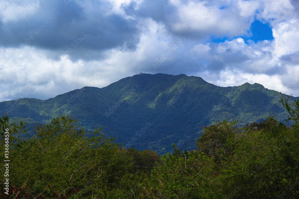 Mountains in Puerto Rico