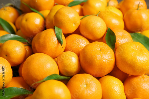 Tangerine background  closeup