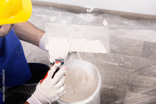 Professional worker making ...