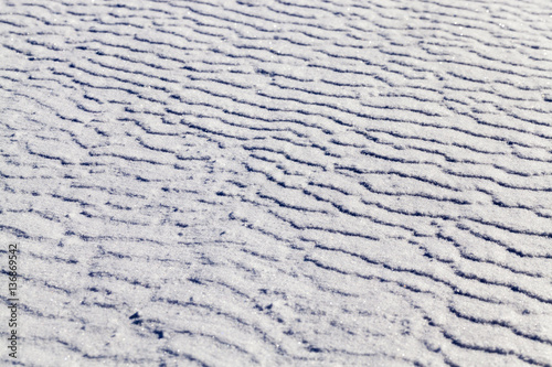 land covered with snow