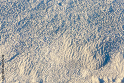 land covered with snow