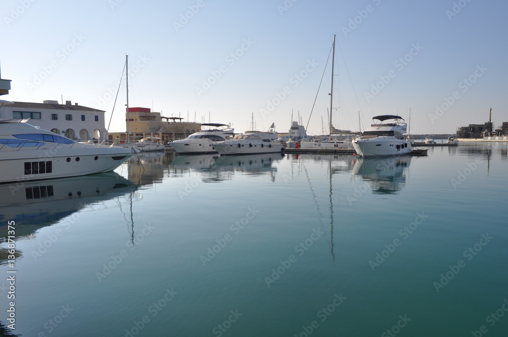 The Limassol Marina in Cyprus.