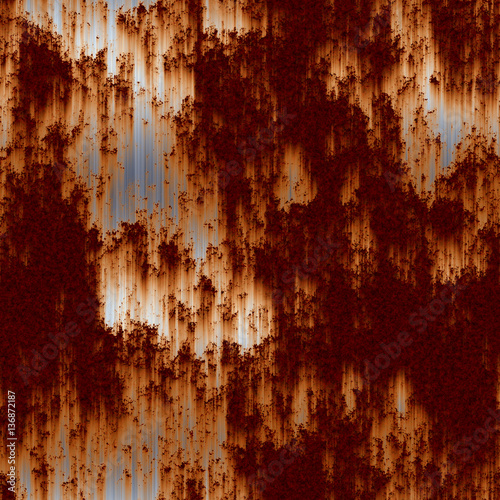 Seamless rusty metal pattern  