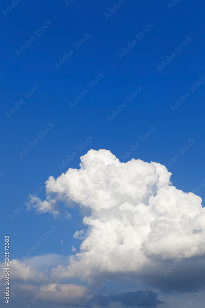 Obraz premium blue sky with clouds