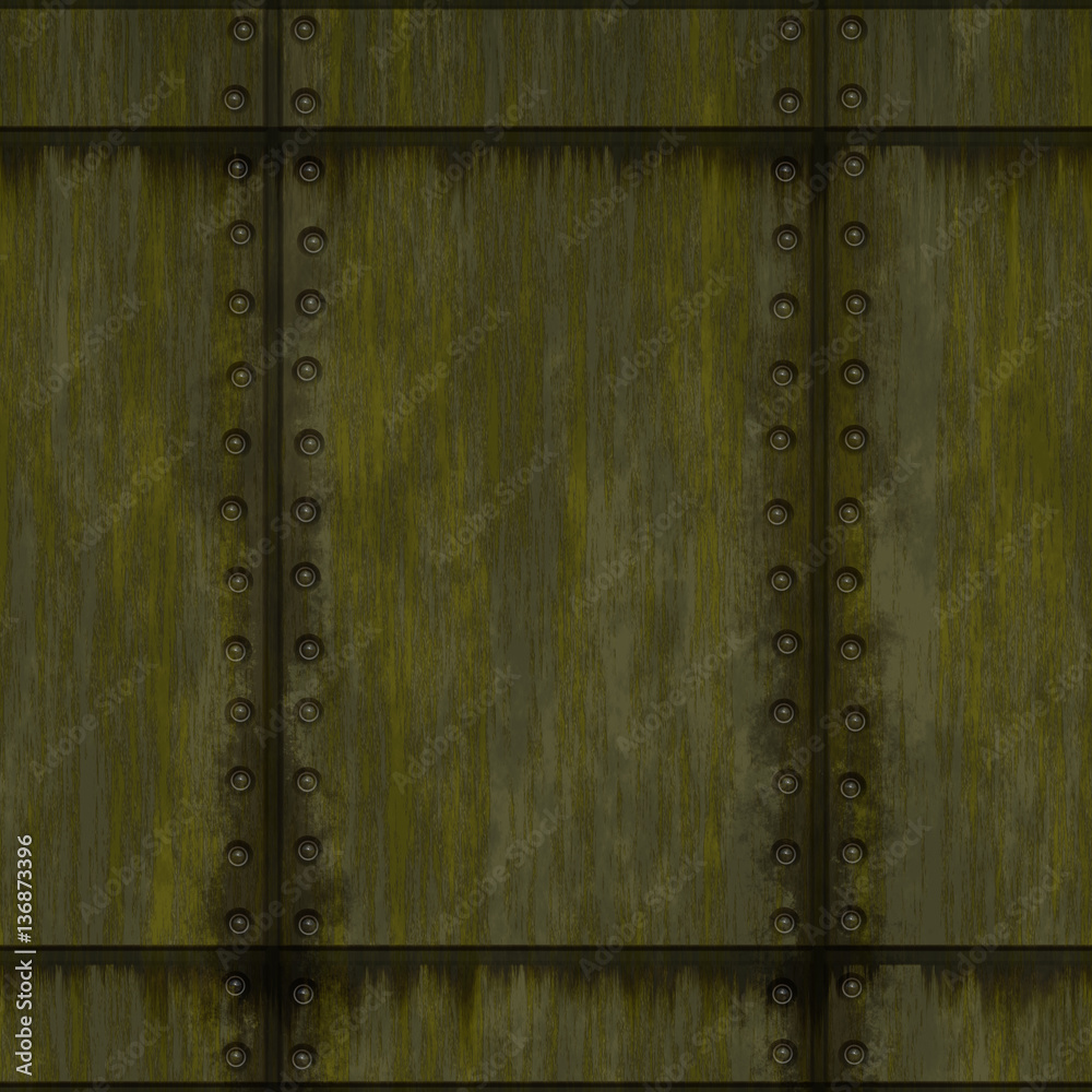 Seamless rusty bulkhead metal pattern Seamless rusty bulkhead metal pattern