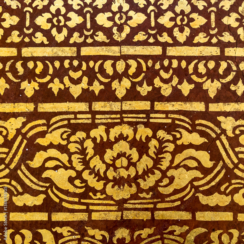 Thai gold pattern