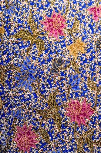 Close up colorful flower pattern
