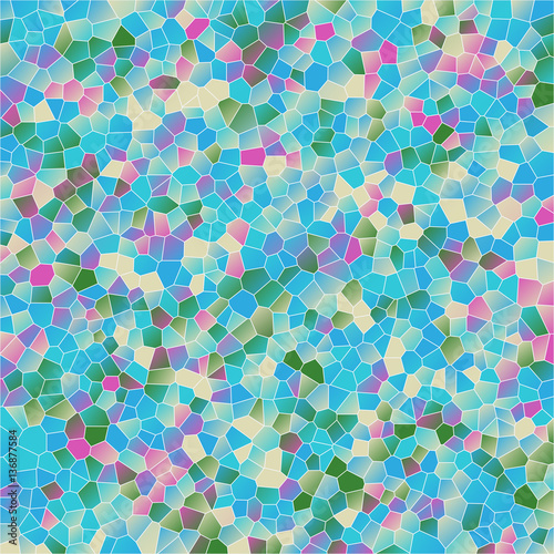 Mosaic backgrounds - vector illustration 