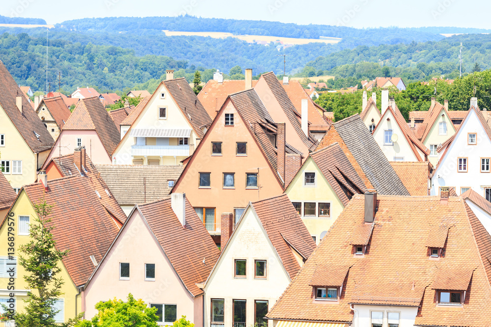Houses of Rothenburg ob der Tauber