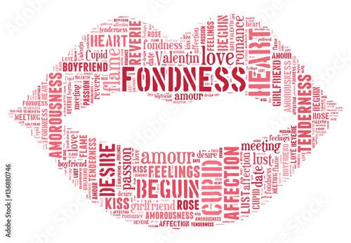 Love Tag Cloud    - vector illustration