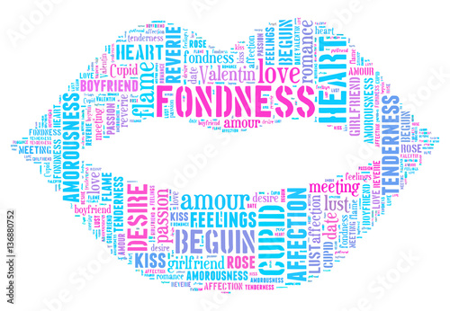 Love Tag Cloud    - vector illustration