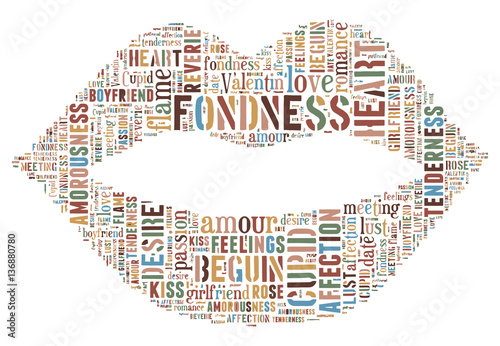 Love Tag Cloud    - vector illustration