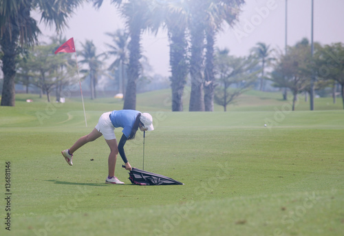 Women's golf is a sport that requires endurance.