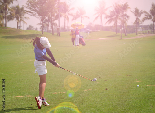 Women's golf is a sport that requires endurance.
