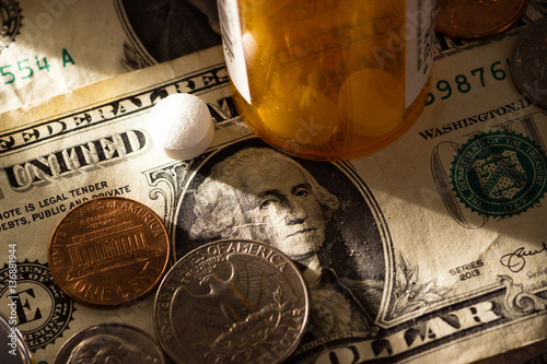 Money prescription medication pills and the cost of health care in America
