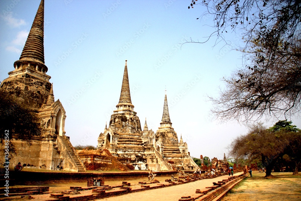 Fototapeta premium Wat Phra Sri San Phet temple ,Ayuddhaya