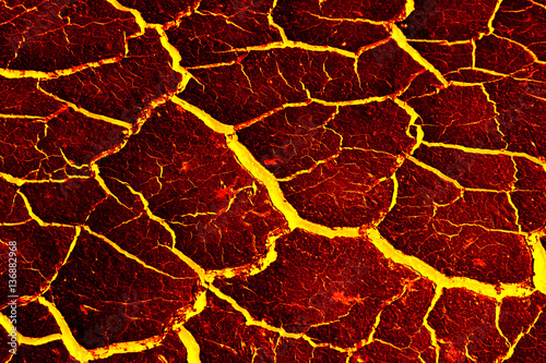 the surface of the lava. background