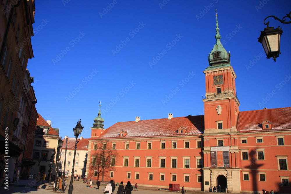 Fototapeta premium Le chateau de Varsovie