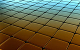Color abstract image of cubes background. 3d render
