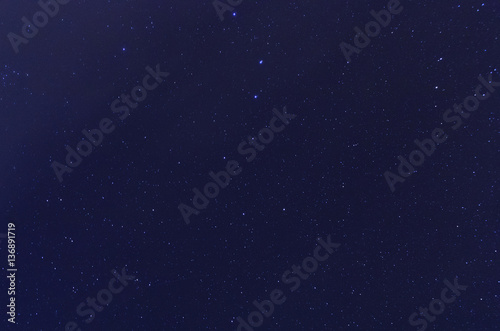 Ursa Major constellation in night sky