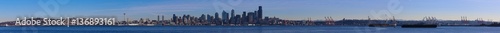 Beautiful Seattle Waterfront Panorama