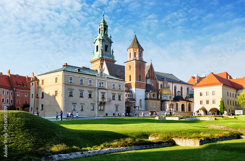 Krakow, Wawel castle in Poland