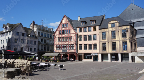 City landscape in Normandy. France.