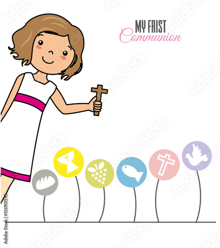 my first communion girl