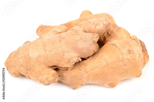 ginger on a white background