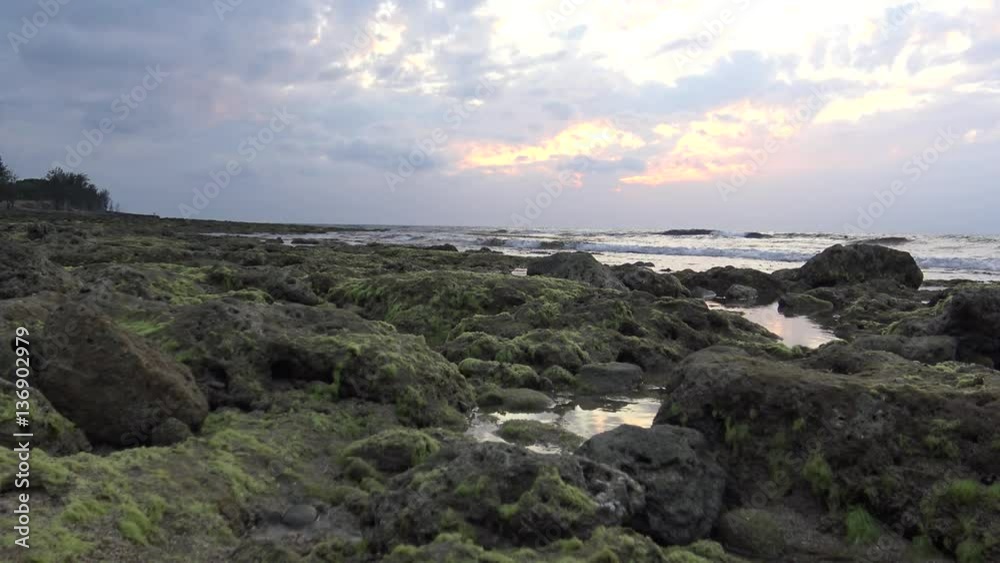 4k, A beautiful landscape of the remote beach in Pingtung County, Taiwan Kenting National Park Seascape-Dan 4k, A beautiful landscape of the remote beach in Pingtung County, Taiwan Kenting National Park Seascape-Dan