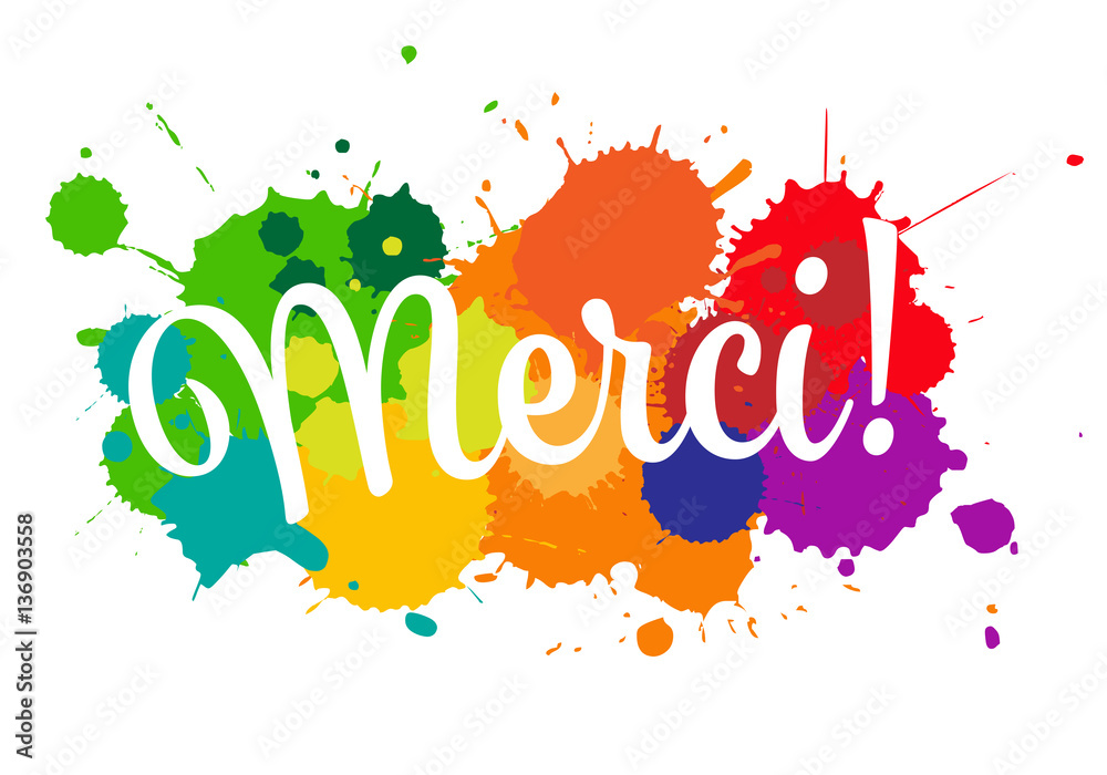 Merci Stock Vector Adobe Stock