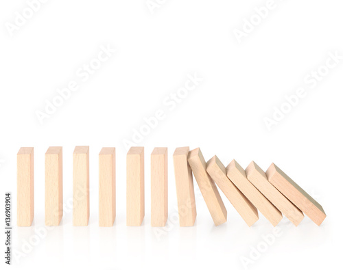  dominoes continuous toppled