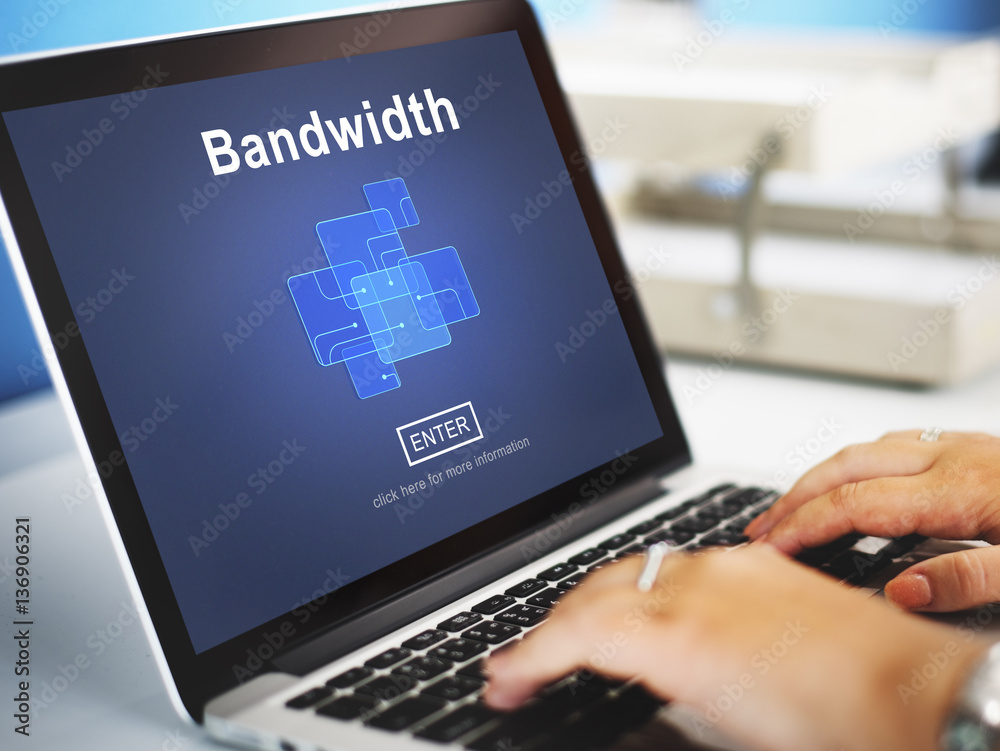 Bandwidth Broadband Connection Data Information Internet Concept