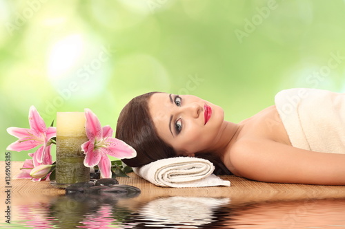 Woman Getting Spa Massage in Spa Salon