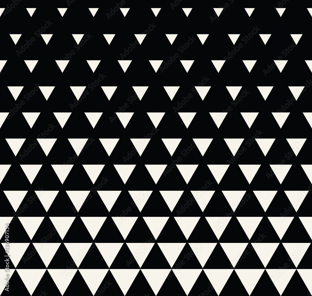 Abstract geometric black and white graphic design print triangle halftone pattern Abstract geometric black and white graphic design print triangle halftone pattern