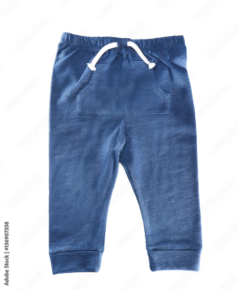 Kid trousers isolated on white Kid trousers isolated on white
