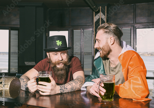 Men celebrating Saint Patri...