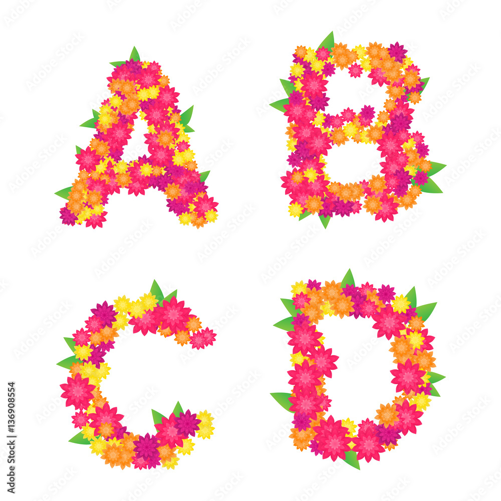 Alphabet letters A, B, C, D. Part 1. Alphabet letters A, B, C, D. Part 1.
