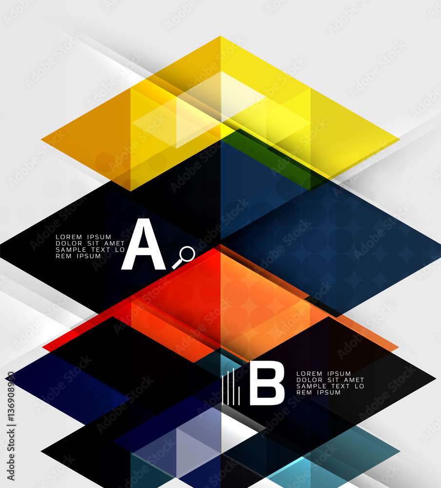 Abstract geometric concept Abstract geometric concept