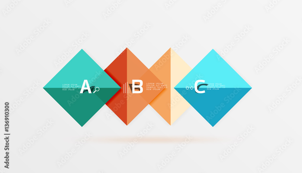 Square geometric abstract background Square geometric abstract background
