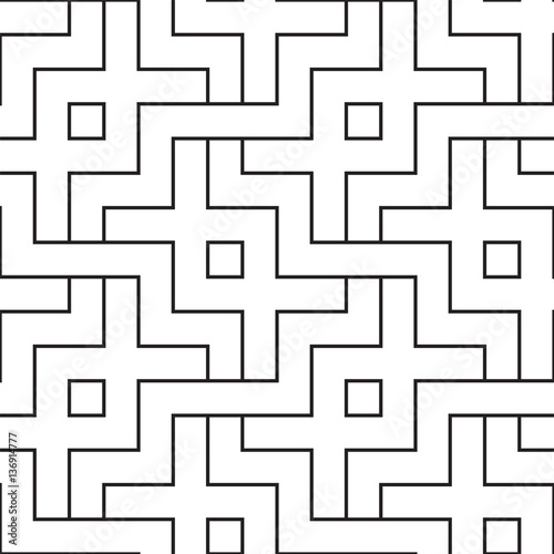 Photography Interlaced white geometric pattern