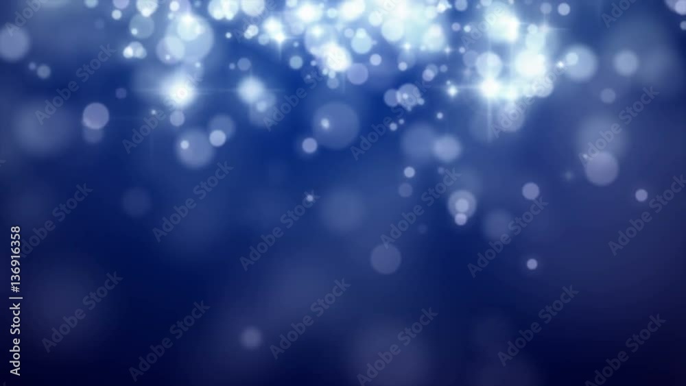 Abstract motion background shining light rays bokeh particles and energy waves loop.
