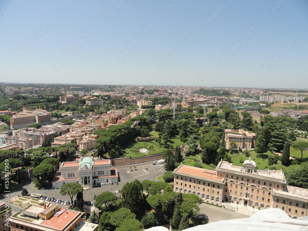 Rome Landscape - Aerial View